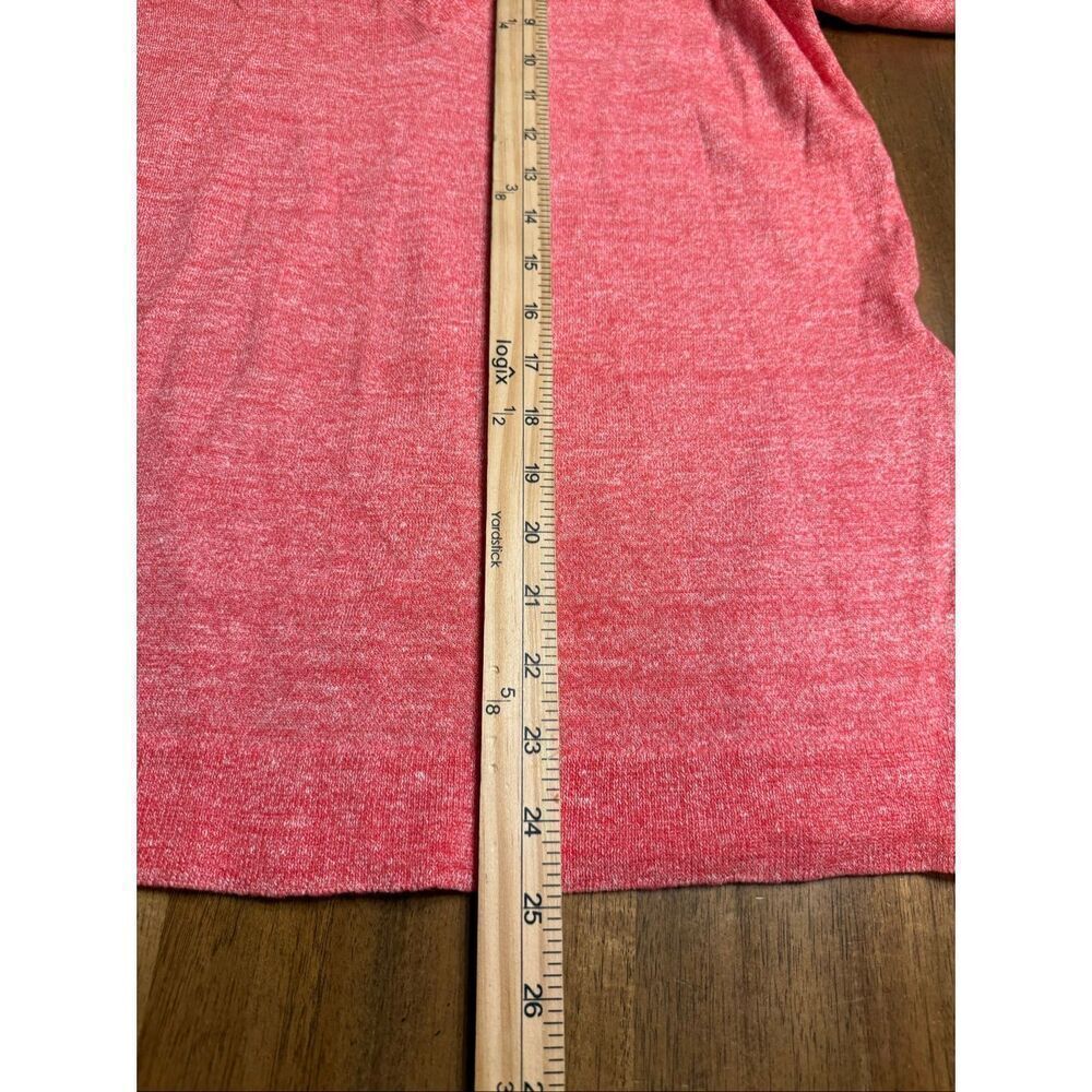 J.CREW Women’s Coral Merino Wool/ Linen Blend V-neck Sweater Size XXS - Picture 8 of 8